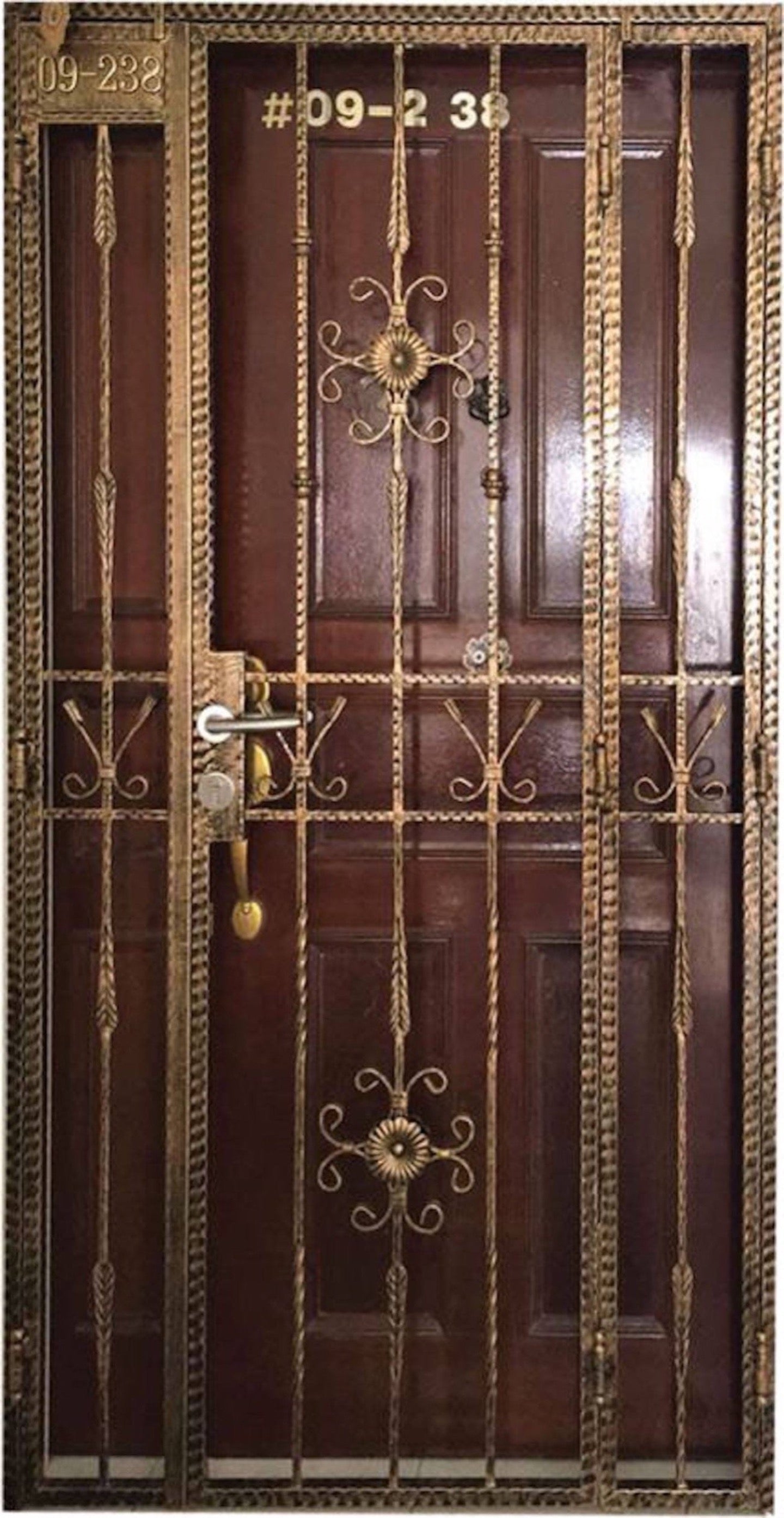 Metal Gate: #FP-521 AN DIGITAL LOCK