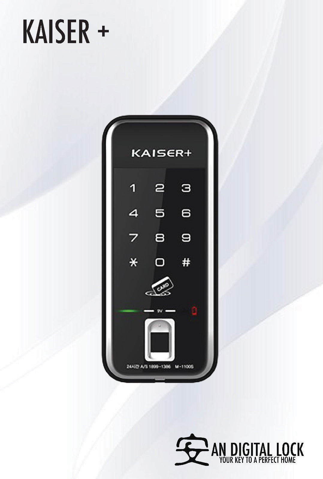 Kaiser+ M1190 Wooden Door Lock - AN Digital Lock